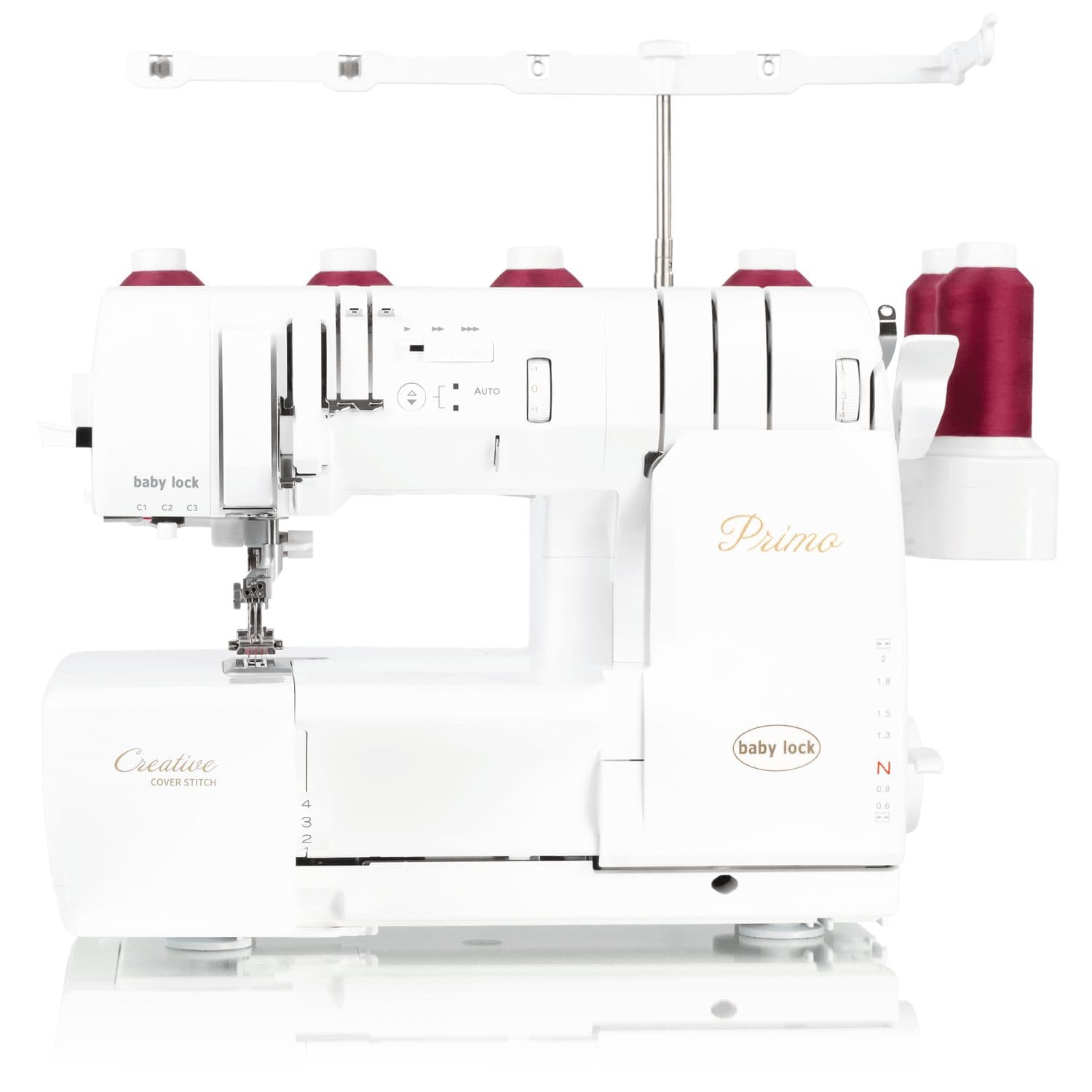 baby lock Primo, Frontansicht