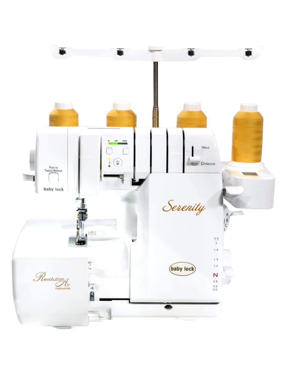 baby lock Serenity, Frontansicht
