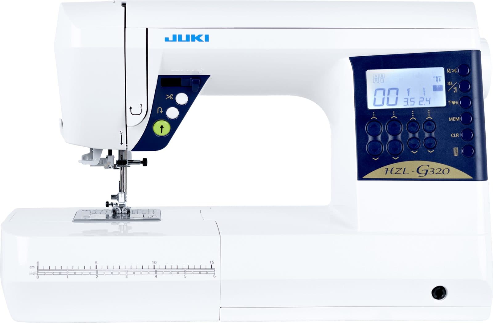 JUKI HZL-G320, Vorderansicht