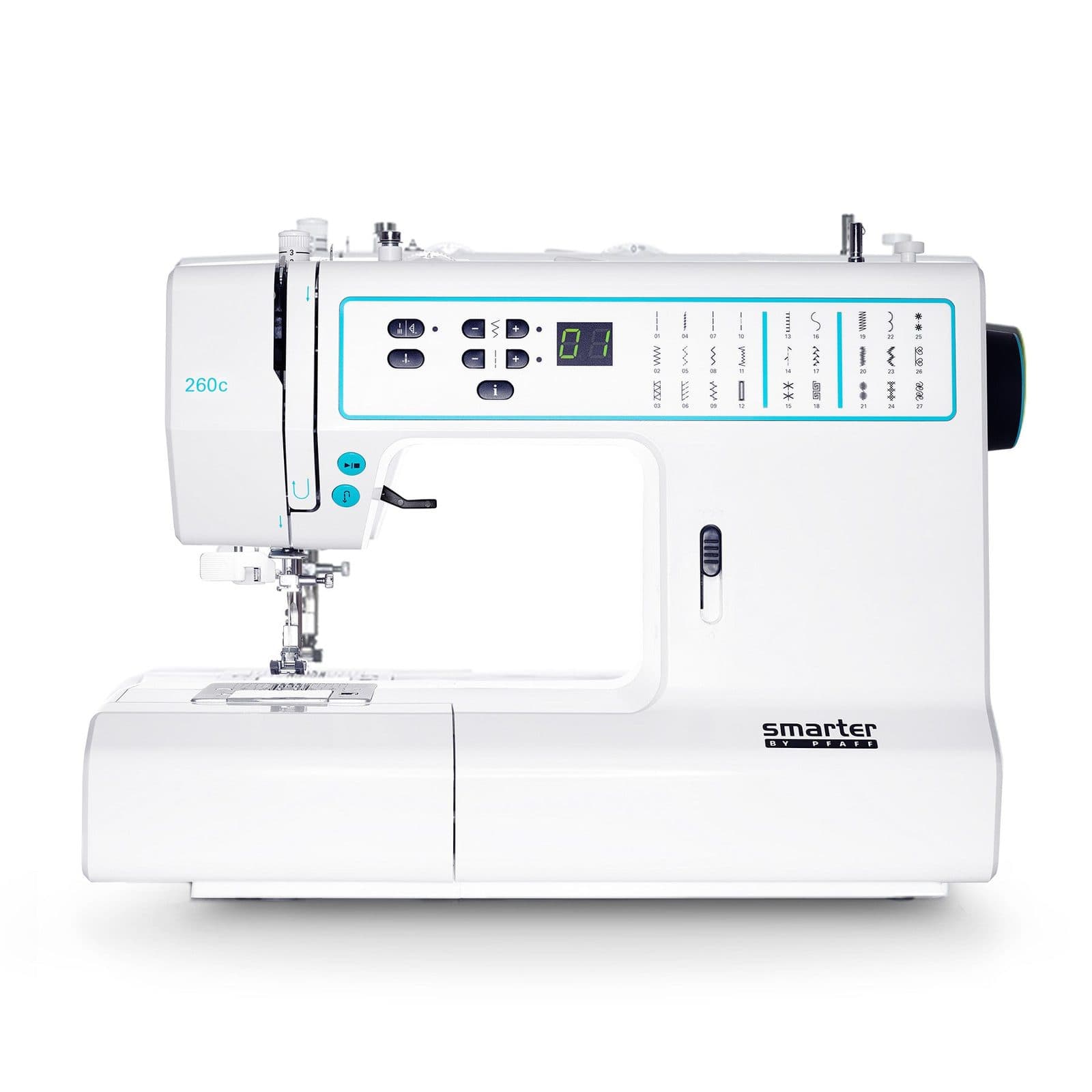 PFAFF smarter 260c, Vorderansicht