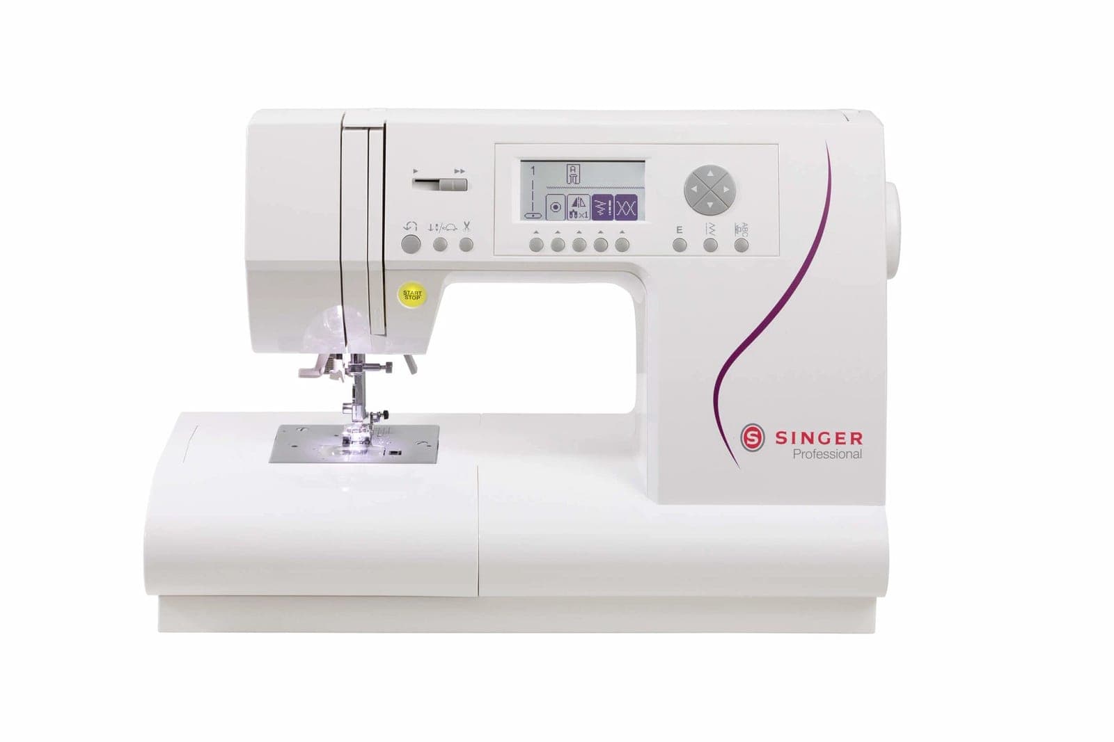 SINGER C430, Vorderansicht mit geschlossenem Deckel