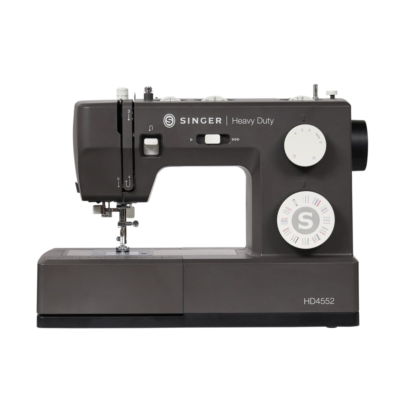 SINGER Heavy Duty 4552 in Anthrazit, Vorderansicht