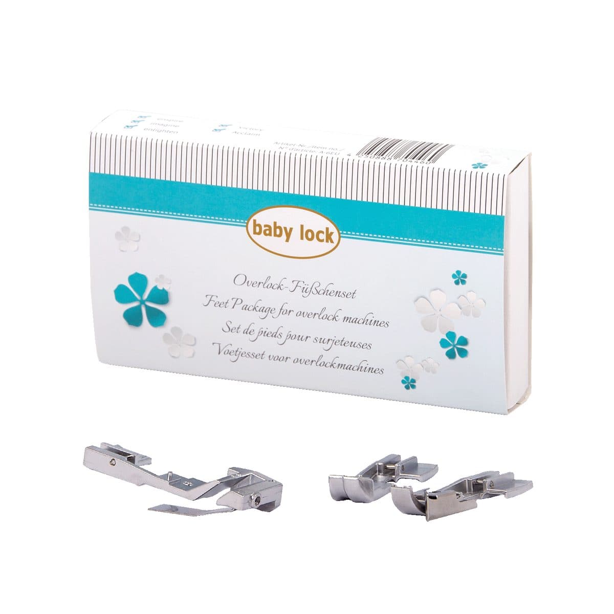baby lock Füsschen-Set für Overlock mit sechs Nähfüssen