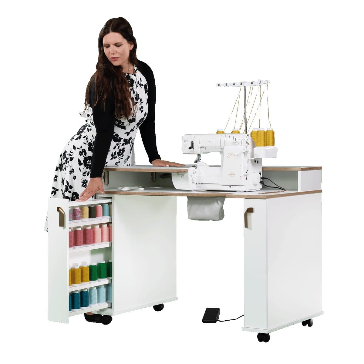 baby lock Nähtisch mit Overlockmaschine
