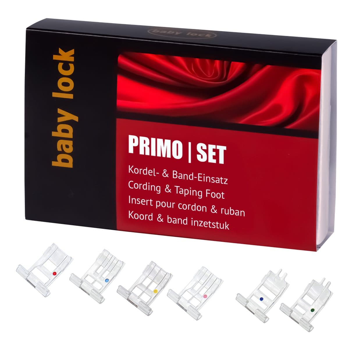 baby lock Primo-Set Kordel- und Band-Einsätze