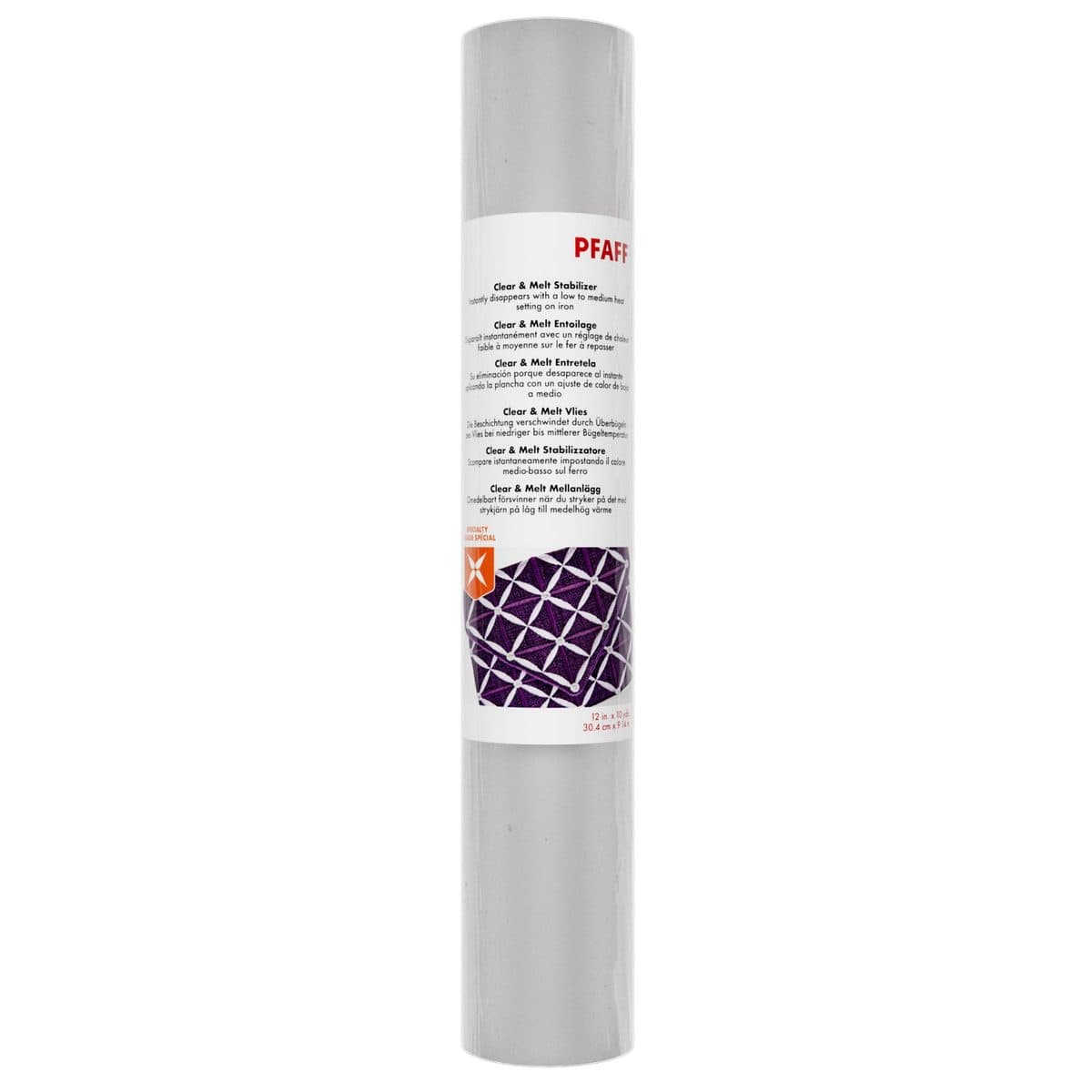 Rolle PFAFF Clear & Melt Folienvlies