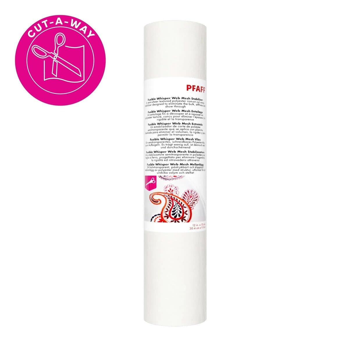 Rolle PFAFF Fusible Whisper Web Mesh