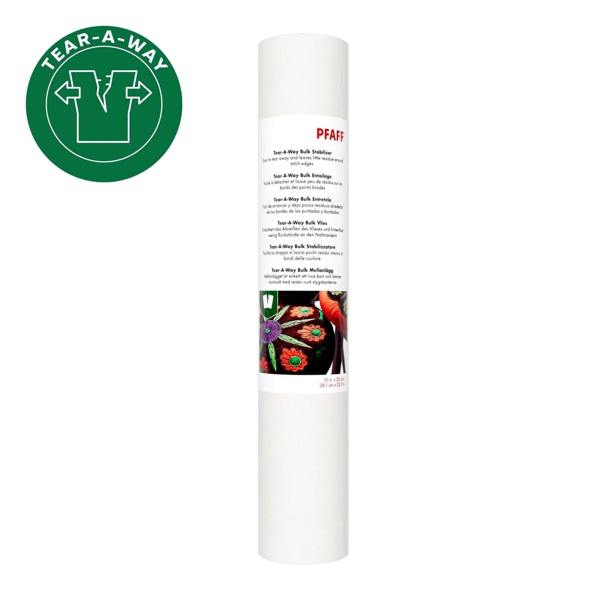Grosse Rolle PFAFF Tear-a-Way Reissvlies